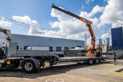 Camions d'occasion - Semi-remorques - CASTERA CRANE/KRAN/GRUE-PALFINGER 22002 (2xHydr.)