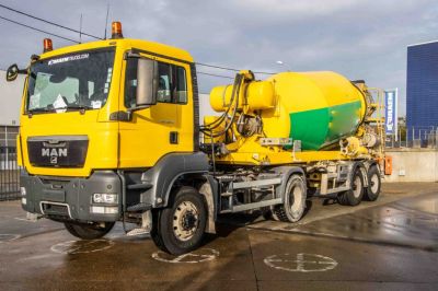 شاحنات مستعملة - خلاطة الخرسانة - MAN TGS 18.360 BLS-4X4H+SEMI MIXER 10M3