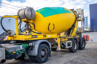 Tweedehands vrachtwagens - Oplegger - CIFA BETON MIXER/MALAXEUR/MISCHER-12M3- STEERING AXLE