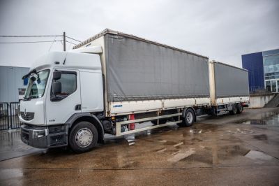 Camiones de segunda mano - LECITRAILER BACHE+CHARIOT EMBARQUER/KOOIAAP