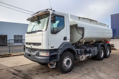 Ciężarówki-używane - RENAULT KERAX 370-6X4+16000L/5COMP