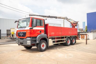 شاحنات مستعملة - MAN TGS 33.360 BB + KENNIS 16 T/M -3XHYDR.