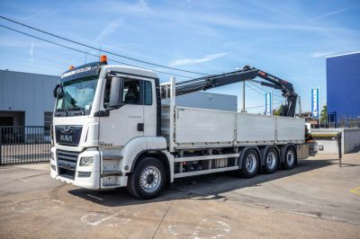 Camiones de segunda mano - Camiones - MAN TGS 35.420 BL-8x4-4+HIAB 188 E-2