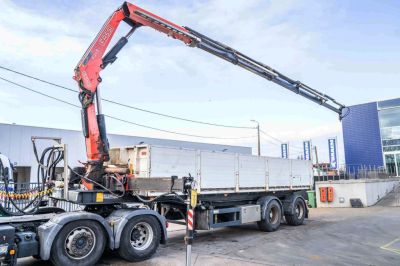 Camiones de segunda mano - KWB KIPPER + FASSI F245A/5X