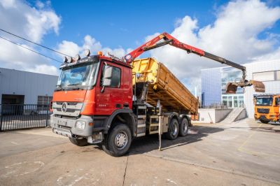 شاحنات مستعملة - شاحنة قلاب - MERCEDES ACTROS 3344 AK-MP3 + HMF1643 Z2