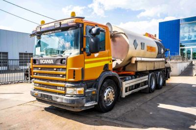 شاحنات مستعملة - SCANIA SCANIA 124G420-6x4/BITUMEN/ASFALT