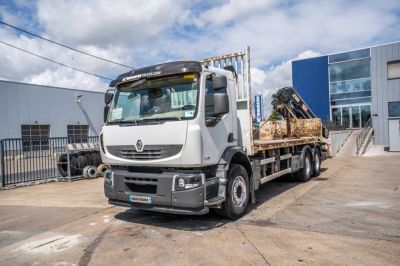 Camioane folosite - Camion - RENAULT LANDER 340 DXI-6X4+HIAB 14 T/m/3xhydr.