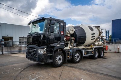 Tweedehands vrachtwagens - RENAULT C430 - LIEBHERR 9M3-BELGIUM TRUCK