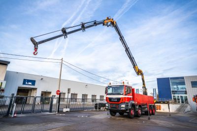 شاحنات مستعملة - MAN TGS 35.400 BB+ EFFER 395 (4x)+JIB(4x)