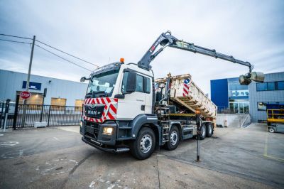 Gebrauchte LKW - MAN TGS 35.420 BL + HIAB X-HIDUO 188/3x