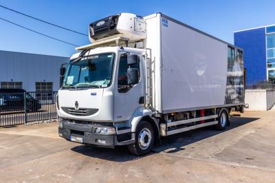 شاحنات مستعملة - RENAULT MIDLUM 220.16 DXI+CARRIER MULTI TEMP+DHOLLANDIA
