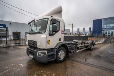 شاحنات مستعملة - RENAULT D19 320 DXI + DHOLLANDIA