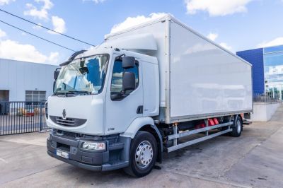 شاحنات مستعملة - RENAULT MIDLUM 270 DXI + DHOLLANDIA 2T.