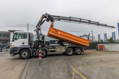 شاحنات مستعملة - MAN TGS 35.400 BL -8x4H-6+ PM 38.5 SP-LC/7x