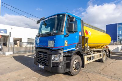 شاحنات مستعملة - RENAULT T 380 +MAGYAR 19.000L/6COMP+INTARDER
