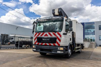 Tweedehands vrachtwagens - MAN TGL 12.220 BL - VERSALIFT VDT 190F
