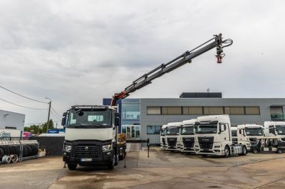 Second-hand trucks - RENAULT C 380 DXI+Palfinger 26 T/m+5EXT.