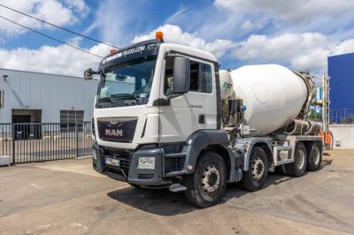 شاحنات مستعملة - MAN TGS 32.360 BB+STETTER 9m3