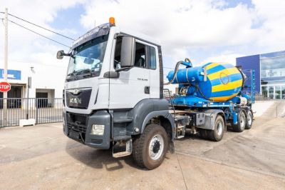 شاحنات مستعملة - خلاطة الخرسانة - MAN TGS 18.400 BLS-4X4+LIEBHERR 10M3(2018)