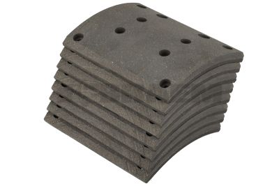 Truck spare parts - Braking system - Brake discs and brake drums - Drum brake lining - RE19.496.0