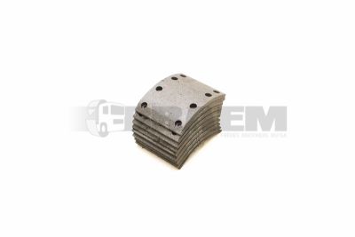 Truck spare parts - Braking system - Brake discs and brake drums - Drum brake lining - TEX1701703