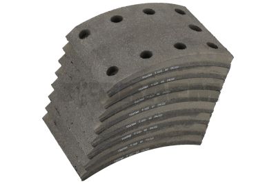 Truck spare parts - Braking system - Brake discs and brake drums - Drum brake lining - TEX1723806