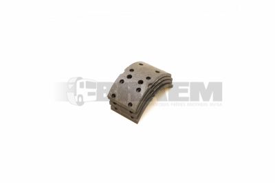 Truck spare parts - Braking system - Brake discs and brake drums - Drum brake lining - TEX1728006