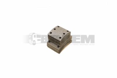 Truck spare parts - Braking system - Brake discs and brake drums - Drum brake lining - TEX1729006