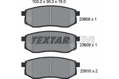 Truck and bus spare parts - Brake system - Brake discs and brake drums - Brake lining - TEX2360801