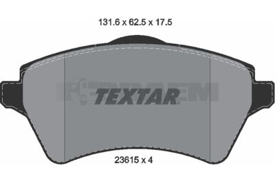 Truck and bus spare parts - Brake system - Brake discs and brake drums - Brake lining - TEX2361301