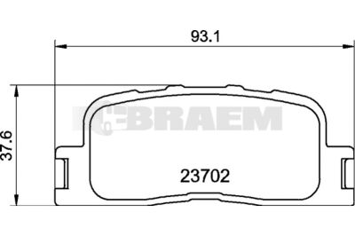 Truck and bus spare parts - Brake system - Brake discs and brake drums - Brake lining - TEX2370201