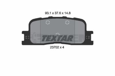 Truck and bus spare parts - Brake system - Brake discs and brake drums - Brake lining - TEX2370205