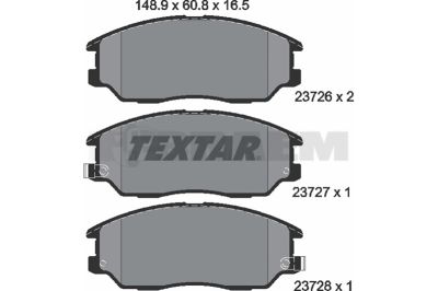 Truck and bus spare parts - Brake system - Brake discs and brake drums - Brake lining - TEX2372601