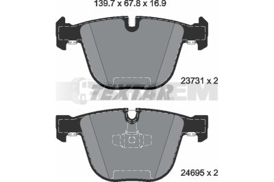 Truck and bus spare parts - Brake system - Brake discs and brake drums - Brake lining - TEX2373101
