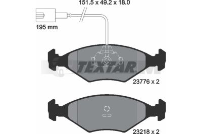 Truck and bus spare parts - Brake system - Brake discs and brake drums - Brake lining - TEX2377601