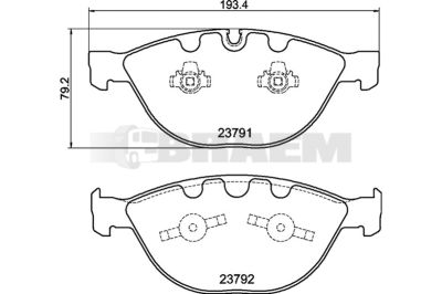 Truck and bus spare parts - Brake system - Brake discs and brake drums - Brake lining - TEX2379101