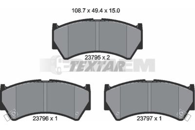 Truck and bus spare parts - Brake system - Brake discs and brake drums - Brake lining - TEX2379501