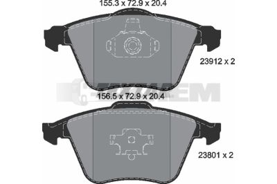 Truck and bus spare parts - Brake system - Brake discs and brake drums - Brake lining - TEX2391202
