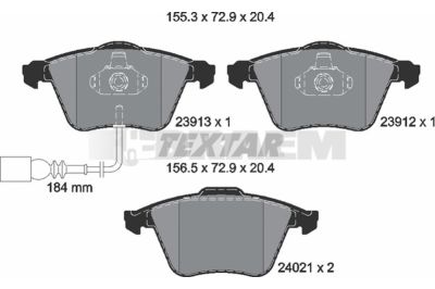 Truck and bus spare parts - Brake system - Brake discs and brake drums - Brake lining - TEX2391301