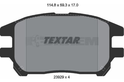 Truck and bus spare parts - Brake system - Brake discs and brake drums - Brake lining - TEX2392801