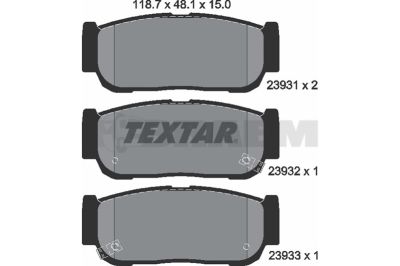 Truck and bus spare parts - Brake system - Brake discs and brake drums - Brake lining - TEX2393101