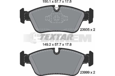 Truck and bus spare parts - Brake system - Brake discs and brake drums - Brake lining - TEX2393581