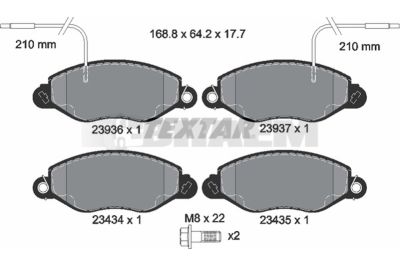 Truck and bus spare parts - Brake system - Brake discs and brake drums - Brake lining - TEX2393601