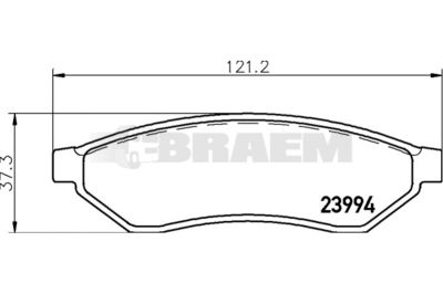 Truck and bus spare parts - Brake system - Brake discs and brake drums - Brake lining - TEX2399401