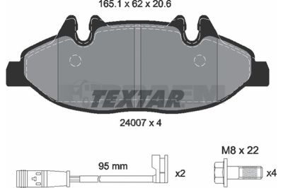 Truck and bus spare parts - Brake system - Brake discs and brake drums - Brake lining - TEX2400701
