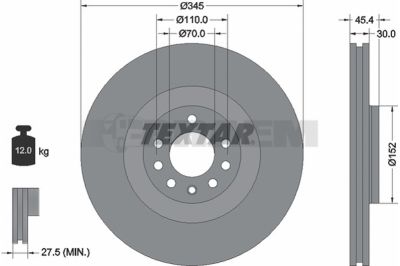 Truck and bus spare parts - Brake system - Brake discs and brake drums - Brake lining - TEX2401101