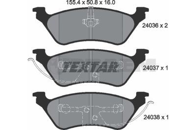 Truck and bus spare parts - Brake system - Brake discs and brake drums - Brake lining - TEX2403601