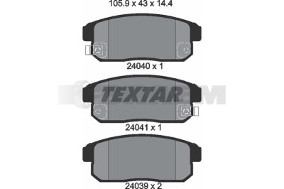 Truck and bus spare parts - Brake system - Brake discs and brake drums - Brake lining - TEX2404001