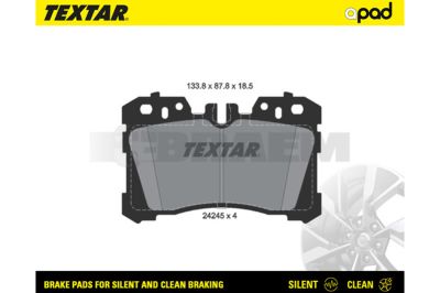 Truck and bus spare parts - Brake system - Brake discs and brake drums - Brake lining - TEX2424501