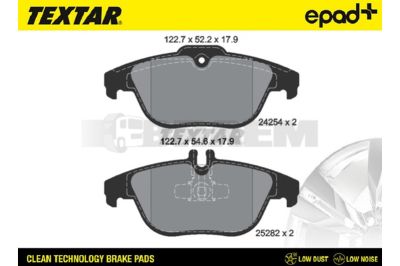 Truck and bus spare parts - Brake system - Brake discs and brake drums - Brake lining - TEX2425481